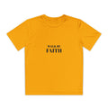 Walk By Faith Youth Tee — Christian Youth T-Shirt (For We Walk By Faith, Not By Sight)