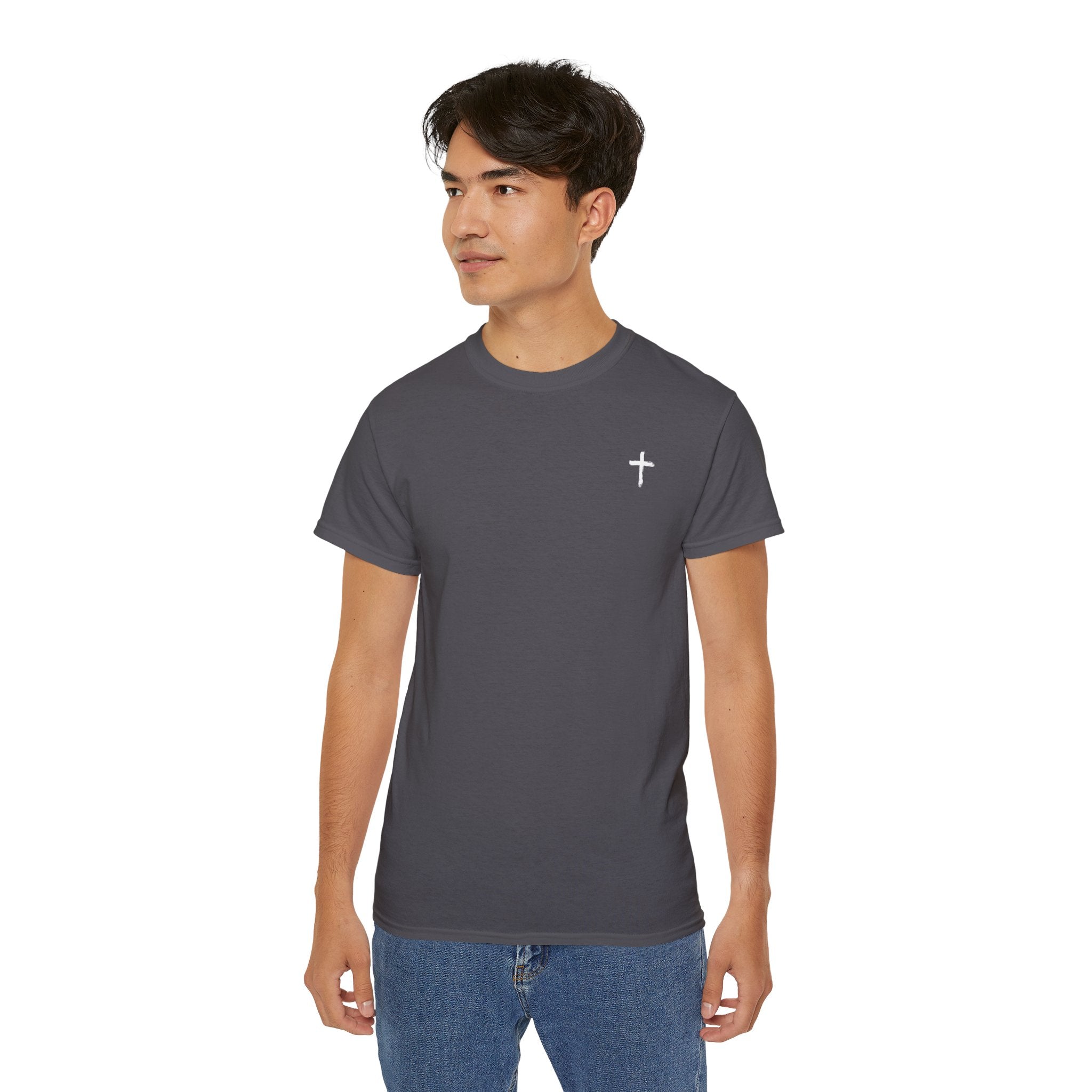Faith-Inspired Bold Clean Tee — "Faith" Graphic Cotton Shirt