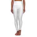High-Waisted Yoga Leggings — All-Over Print Activewear for Pilates & Studio