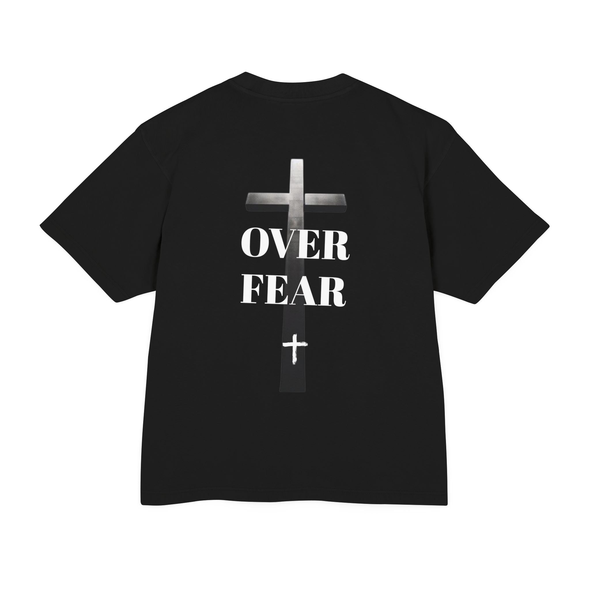 Faith Over Fear Tee — Christian Cross Inspirational Graphic T‑Shirt