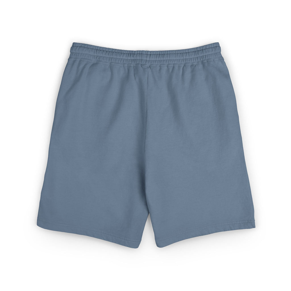 Patriotic Cross Fleece Sweat Shorts — Lightweight Garment-Dyed Lounge Shorts