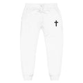 Faith-Inspired Embroidered Fleece Sweatpants