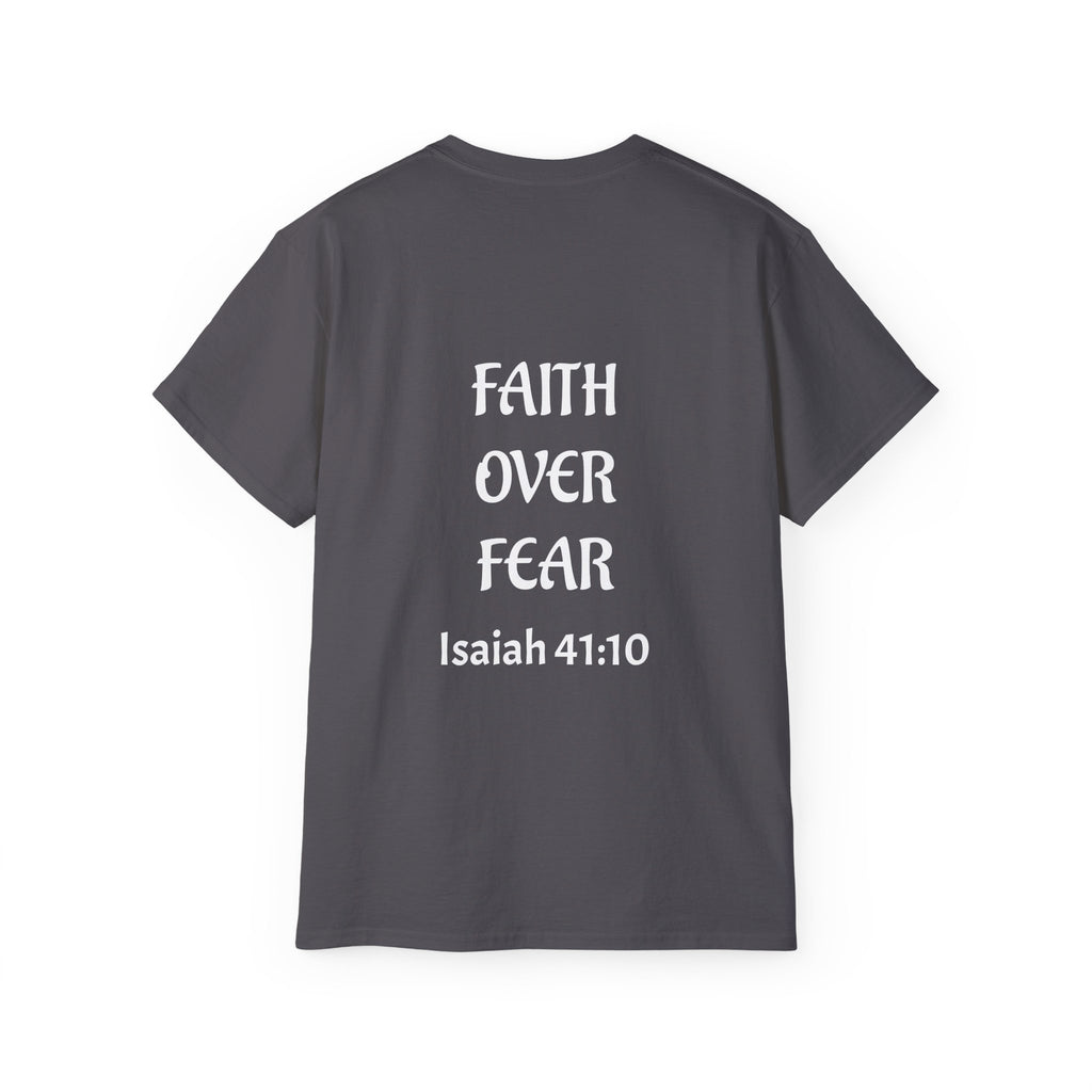 Faith-Inspired Bold Clean Tee — "Faith" Graphic Cotton Shirt