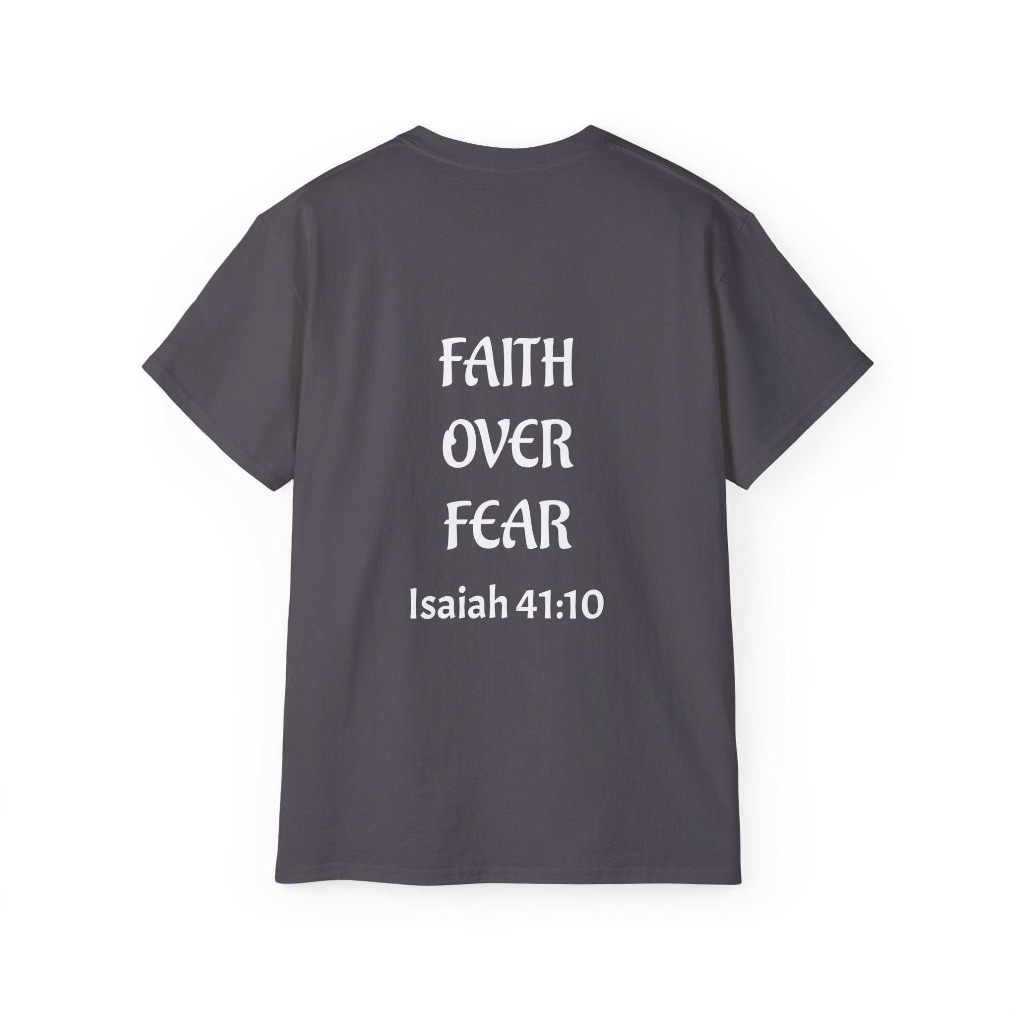 Faith-Inspired Bold Clean Tee — "Faith" Graphic Cotton Shirt