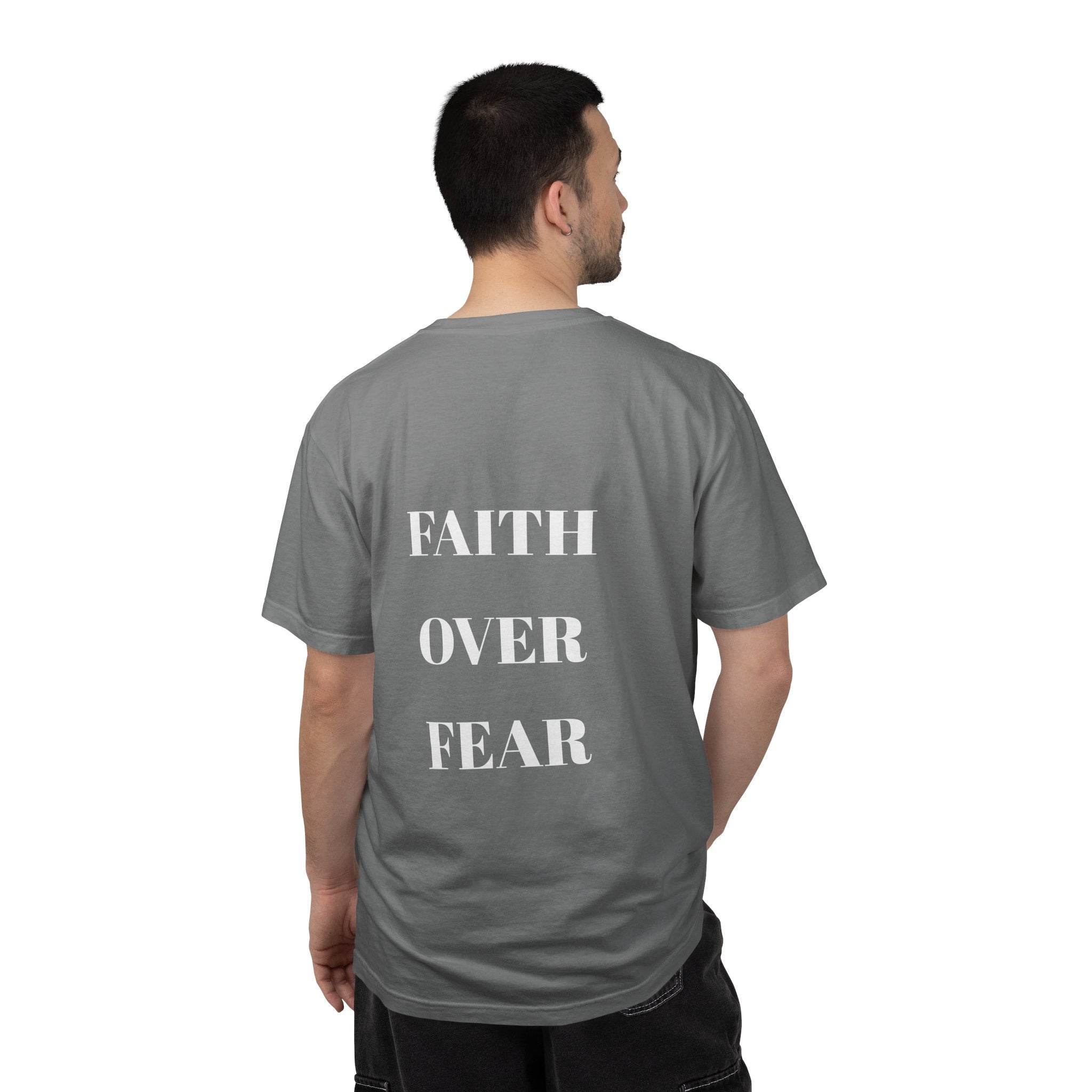 Faith Over Fear T-Shirt — Christian Cross Graphic Tee