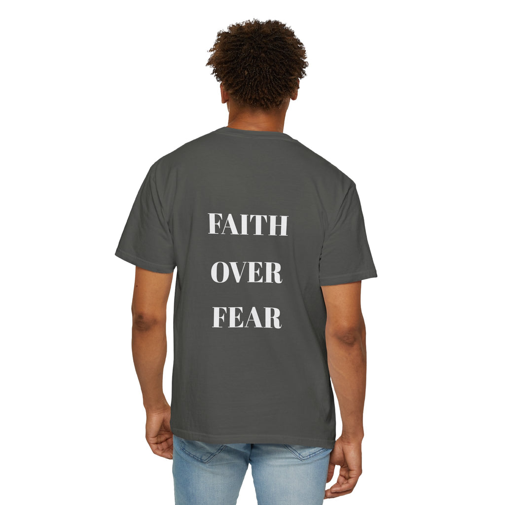 Faith Over Fear T-Shirt — Christian Cross Graphic Tee