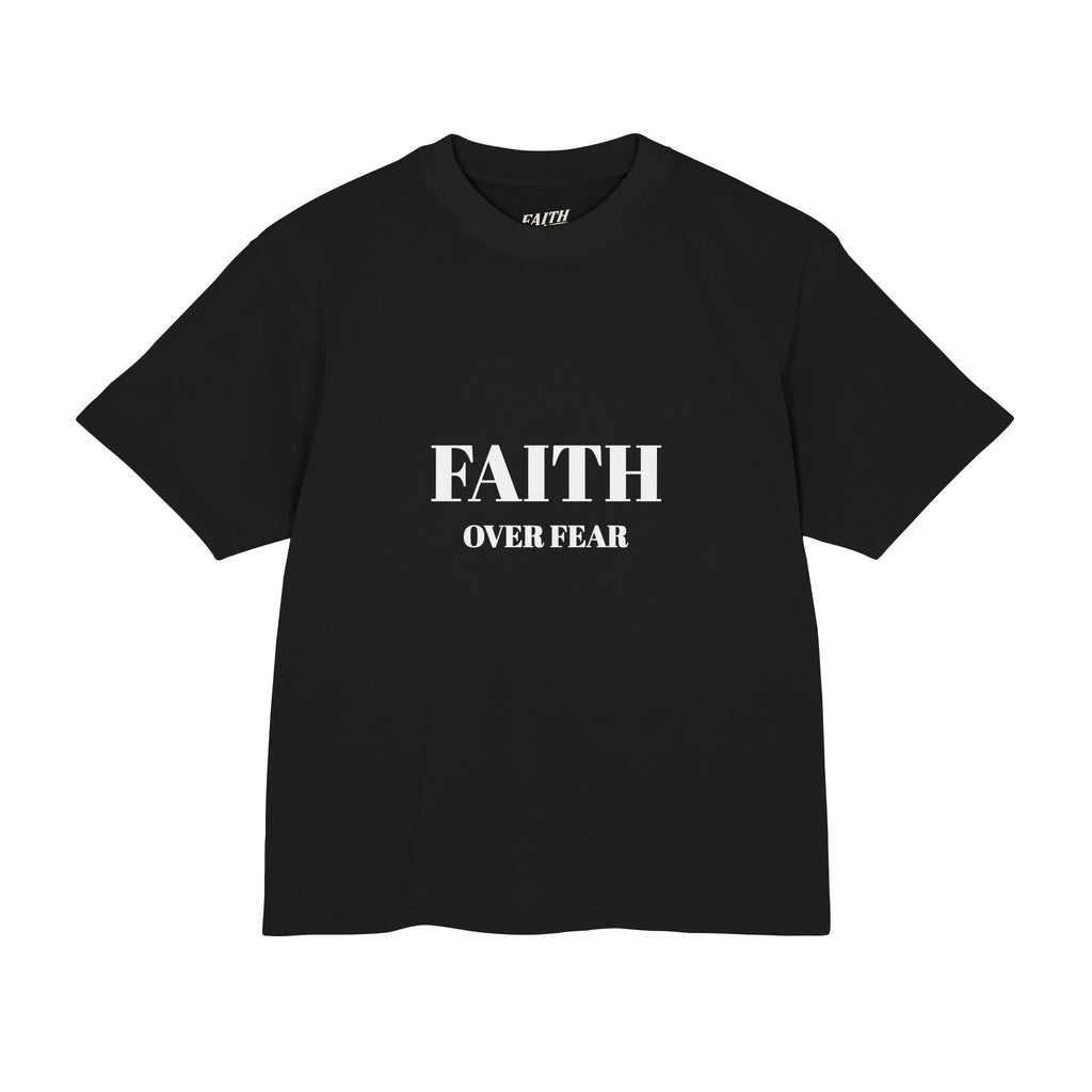 Faith Over Fear Tee — Christian Cross Inspirational Graphic T‑Shirt