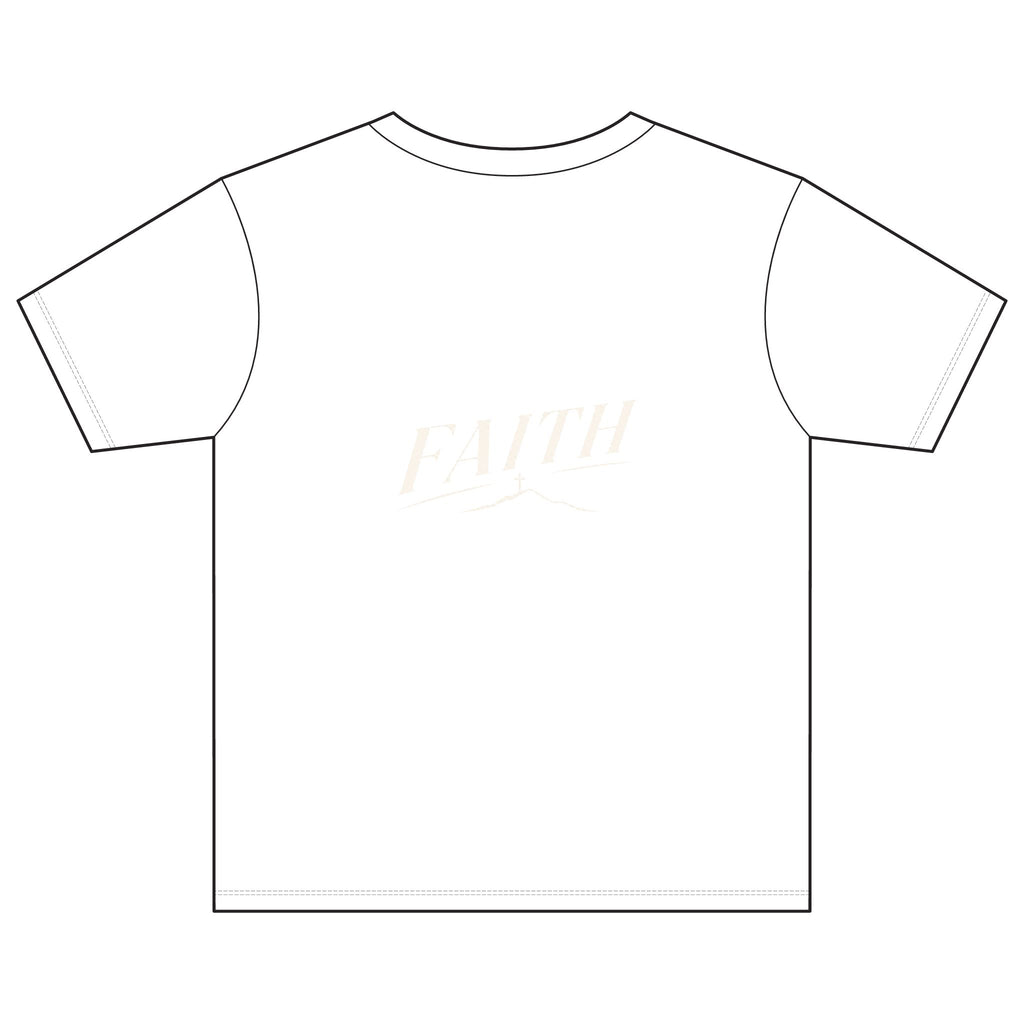 Youth Tee — Subtle 'Faith' Script Logo Kids T-Shirt