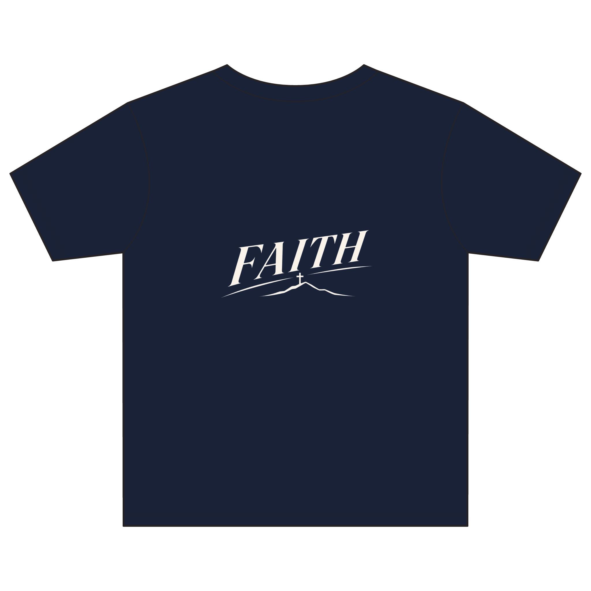 Youth Tee — Subtle 'Faith' Script Logo Kids T-Shirt