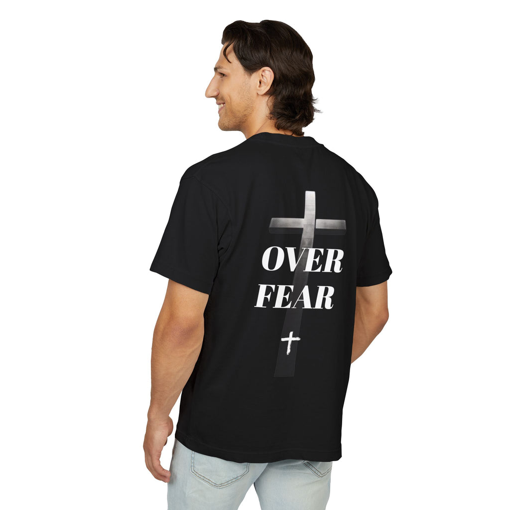 Faith Over Fear Tee — Christian Cross Inspirational Graphic T‑Shirt