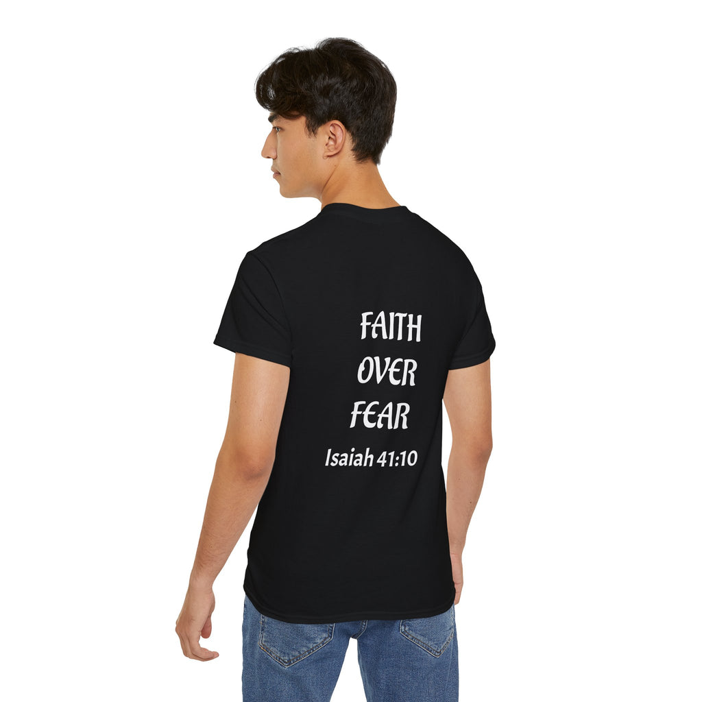 Faith-Inspired Bold Clean Tee — "Faith" Graphic Cotton Shirt