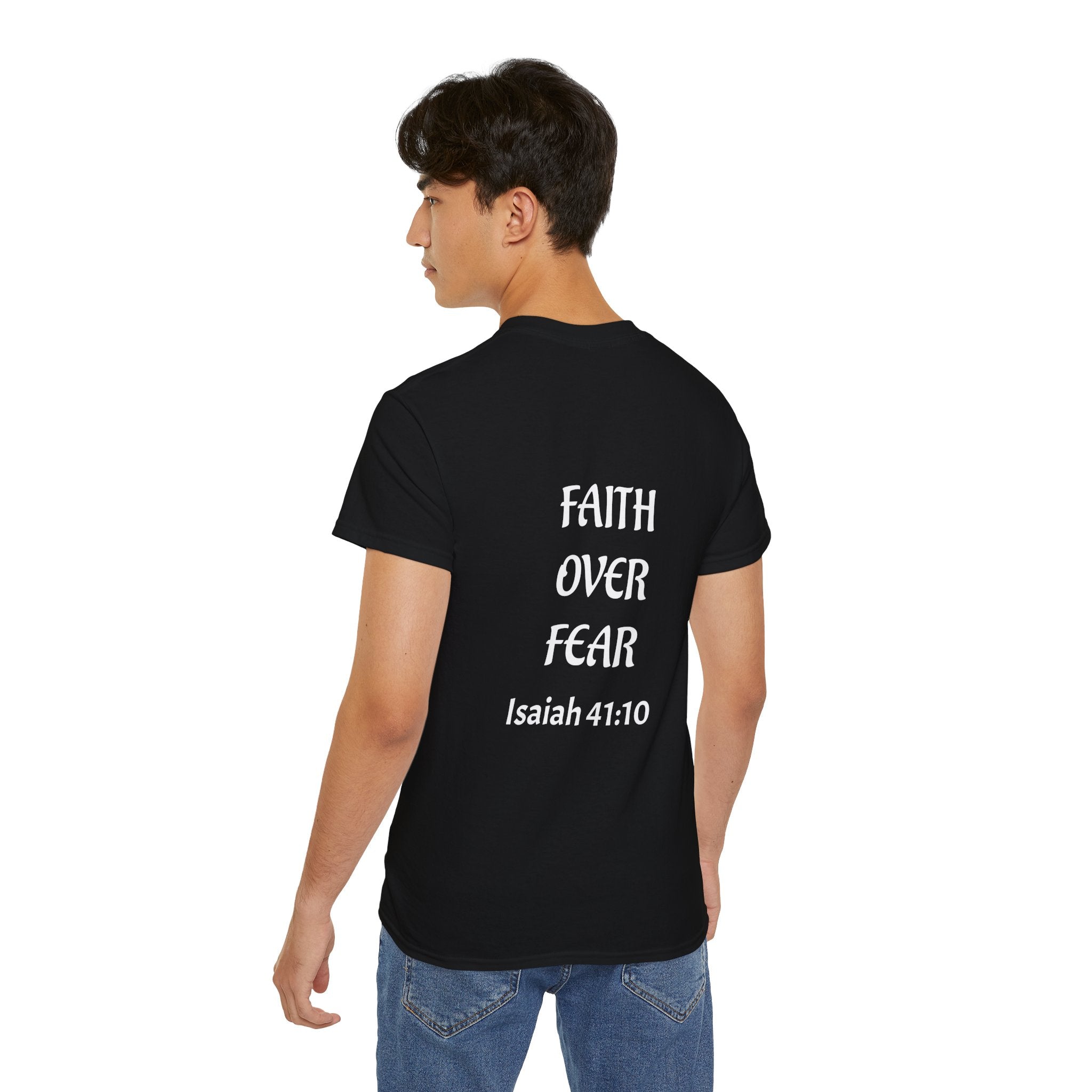 Faith-Inspired Bold Clean Tee — "Faith" Graphic Cotton Shirt