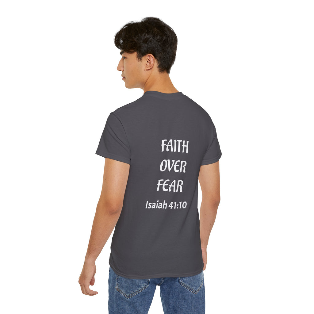 Faith-Inspired Bold Clean Tee — "Faith" Graphic Cotton Shirt