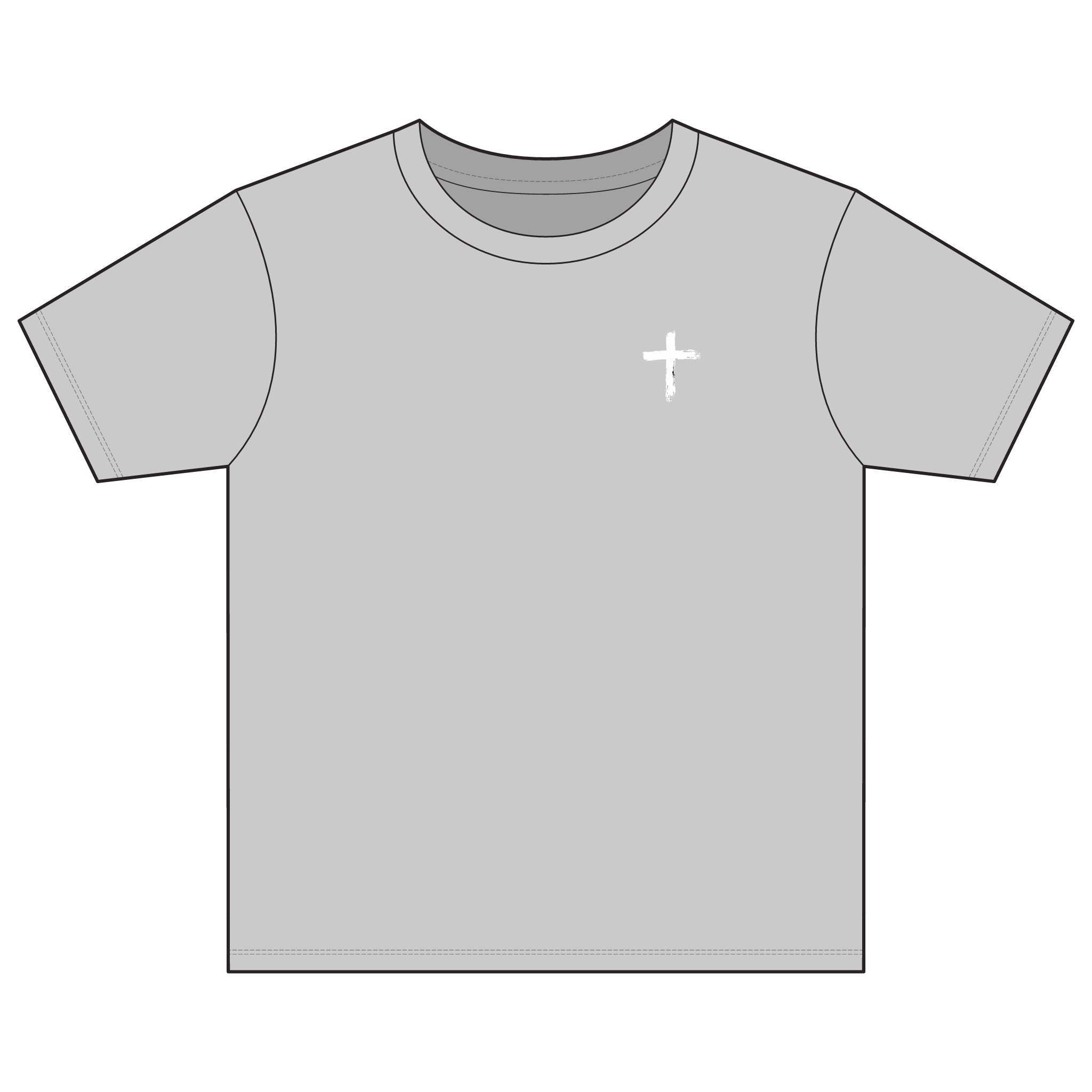 Youth Tee — Subtle 'Faith' Script Logo Kids T-Shirt