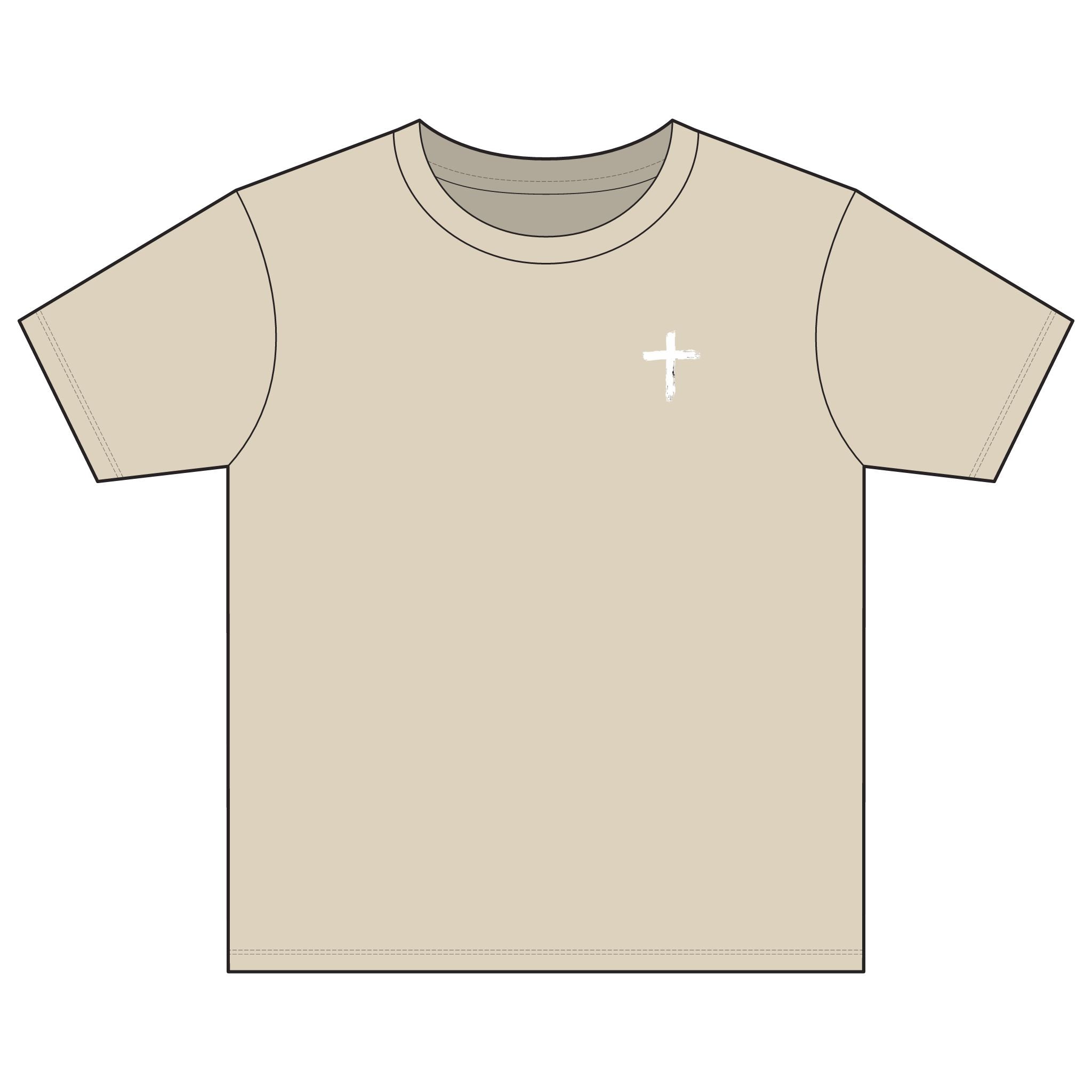 Youth Tee — Subtle 'Faith' Script Logo Kids T-Shirt