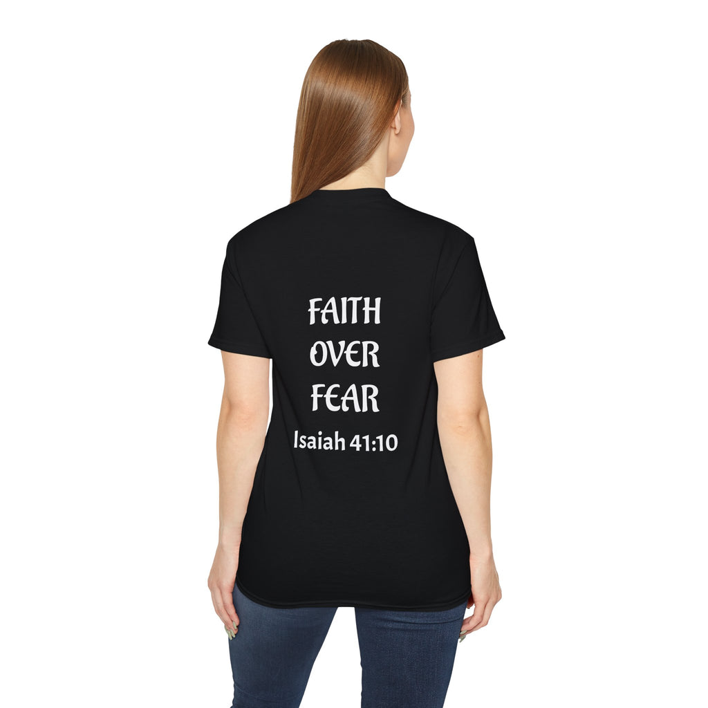 Faith-Inspired Bold Clean Tee — "Faith" Graphic Cotton Shirt