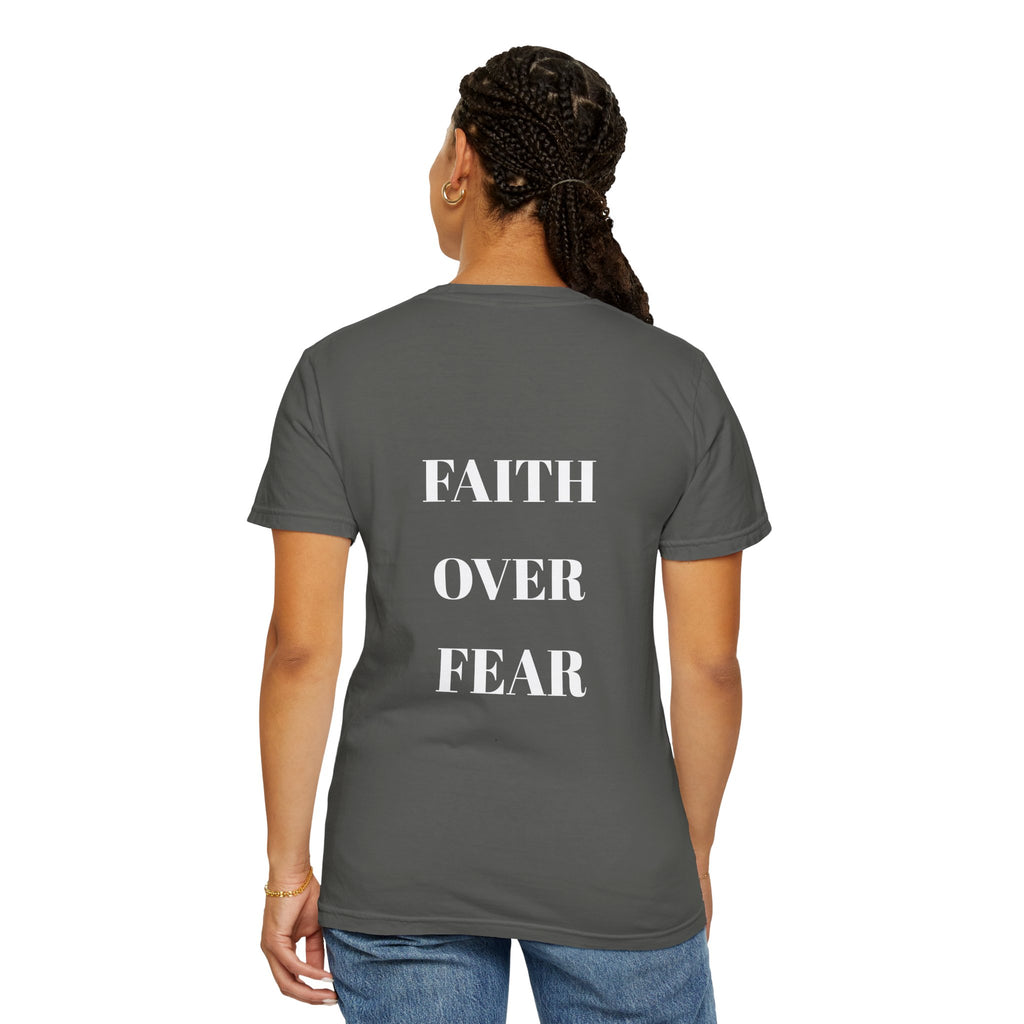 Faith Over Fear T-Shirt — Christian Cross Graphic Tee