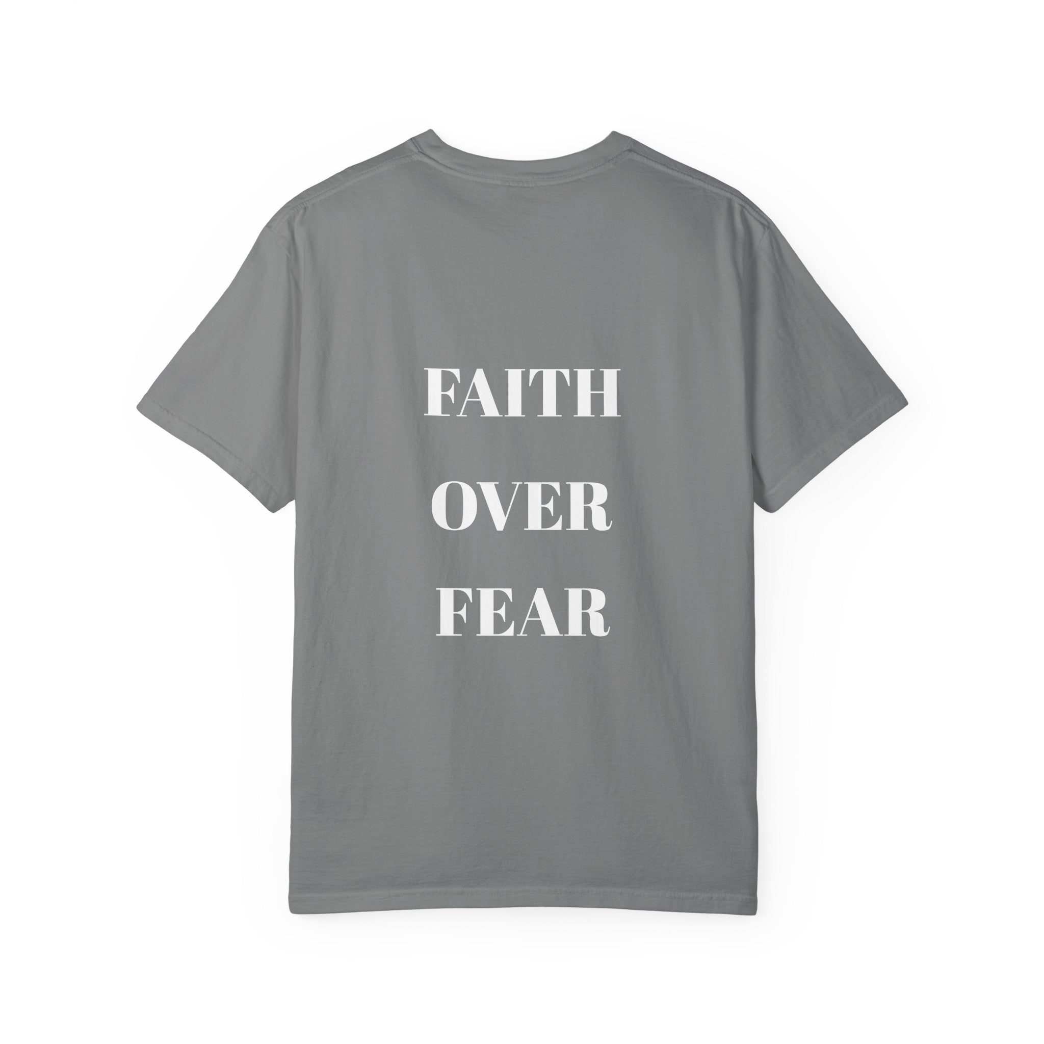 Faith Over Fear T-Shirt — Christian Cross Graphic Tee