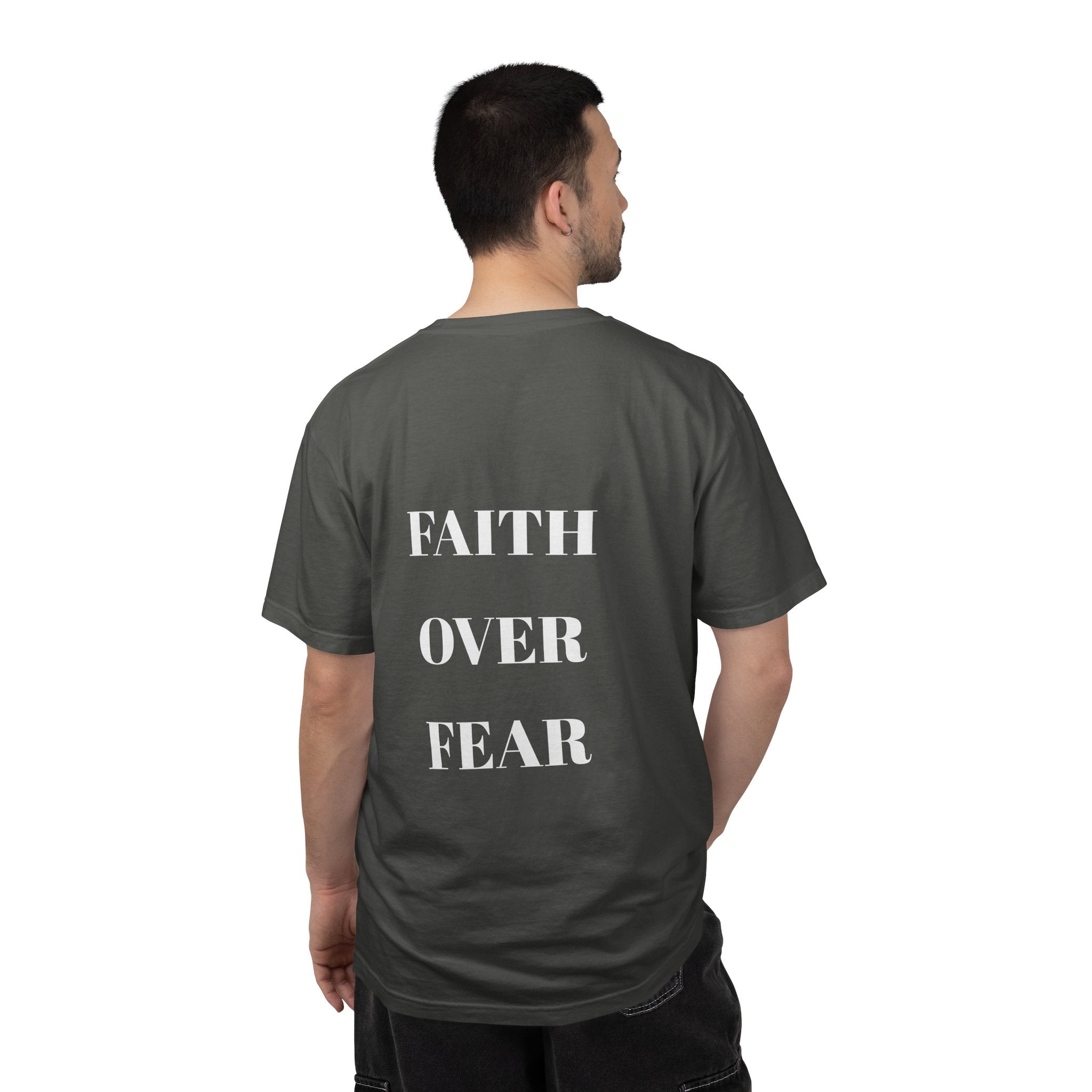 Faith Over Fear T-Shirt — Christian Cross Graphic Tee