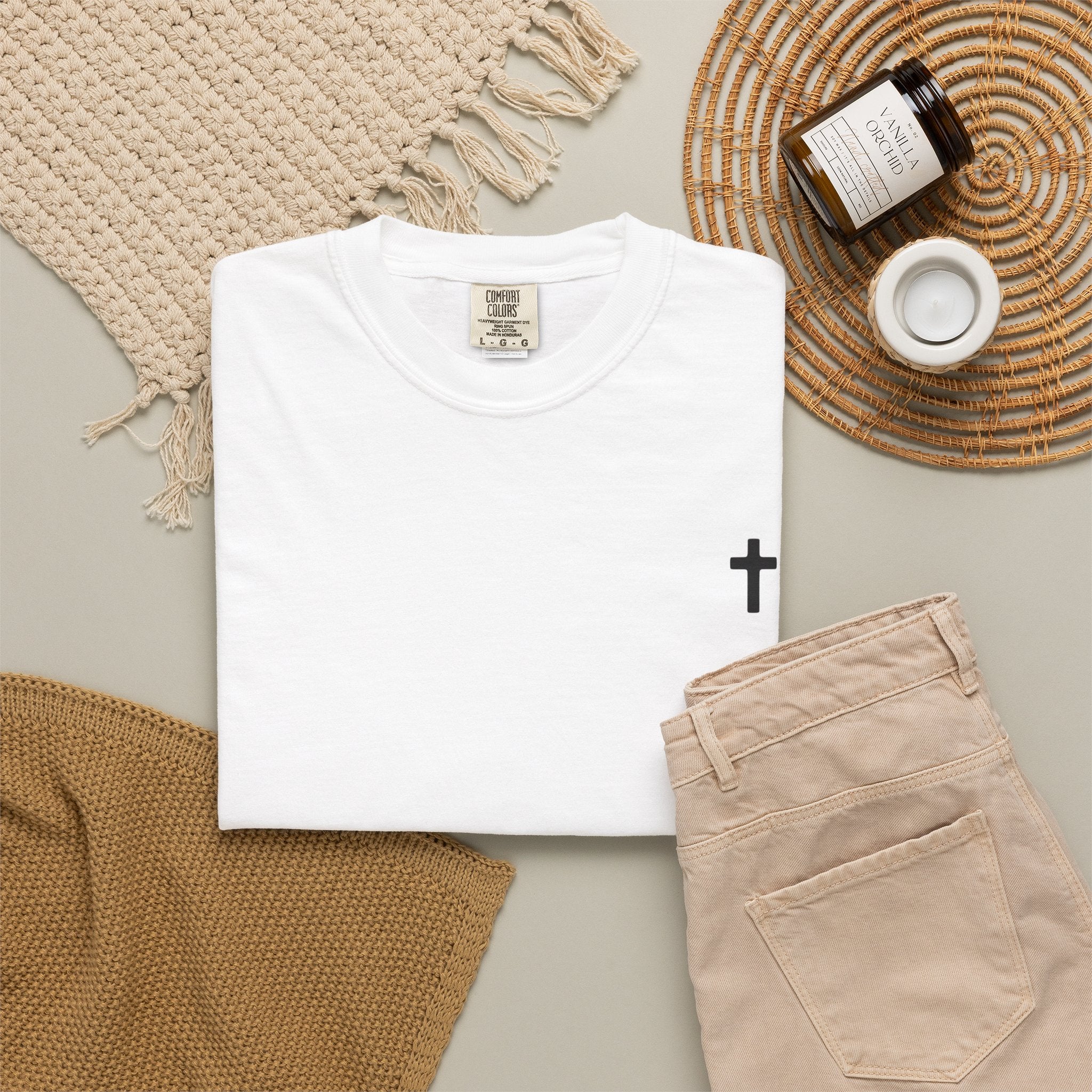 Faith-Inspired Bold Tee — Clean, Minimal Christian Graphic T-Shirt