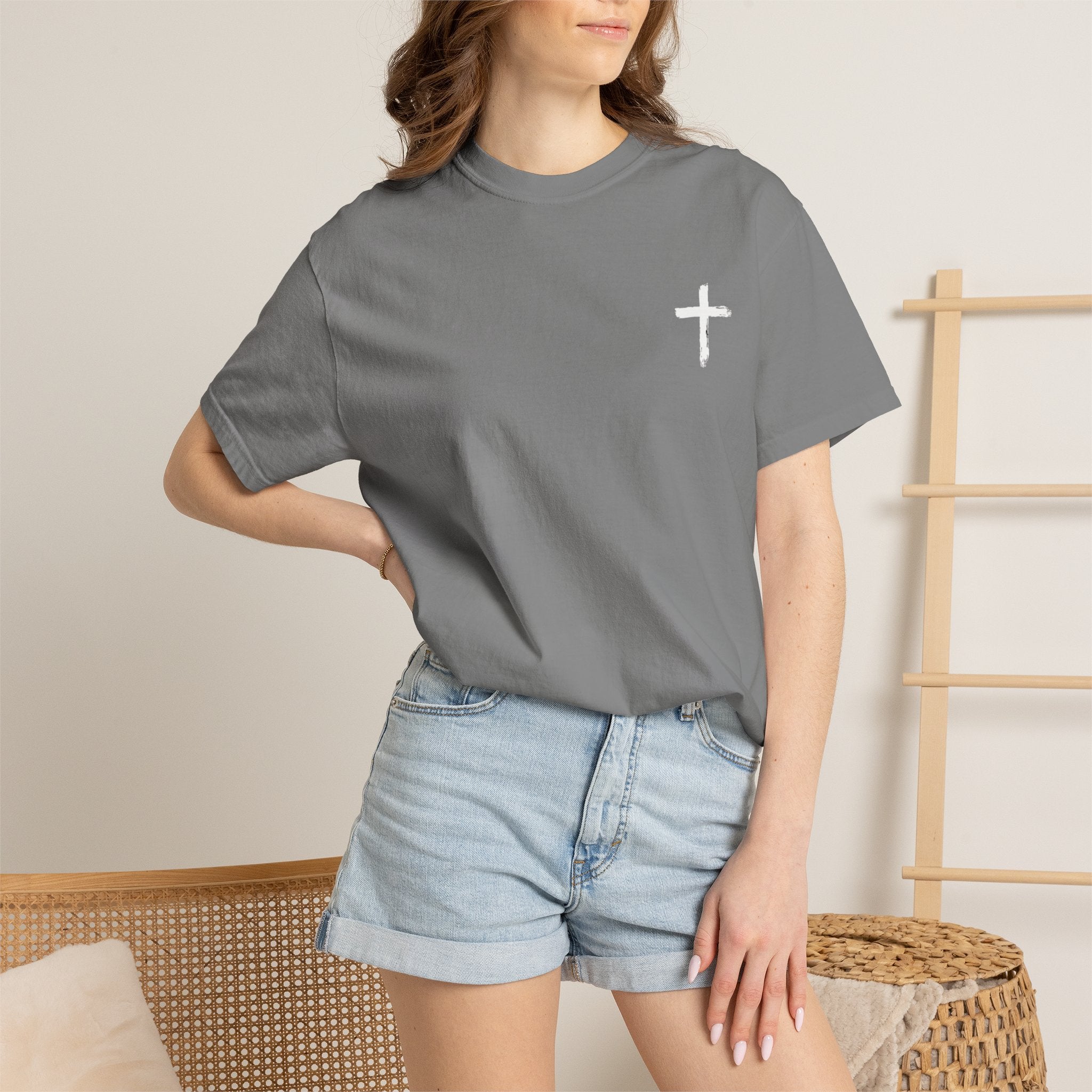 Faith Over Fear T-Shirt — Christian Cross Graphic Tee