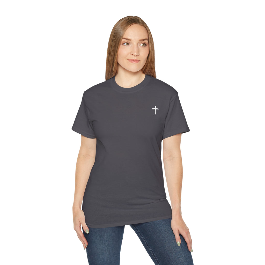 Faith-Inspired Bold Clean Tee — "Faith" Graphic Cotton Shirt
