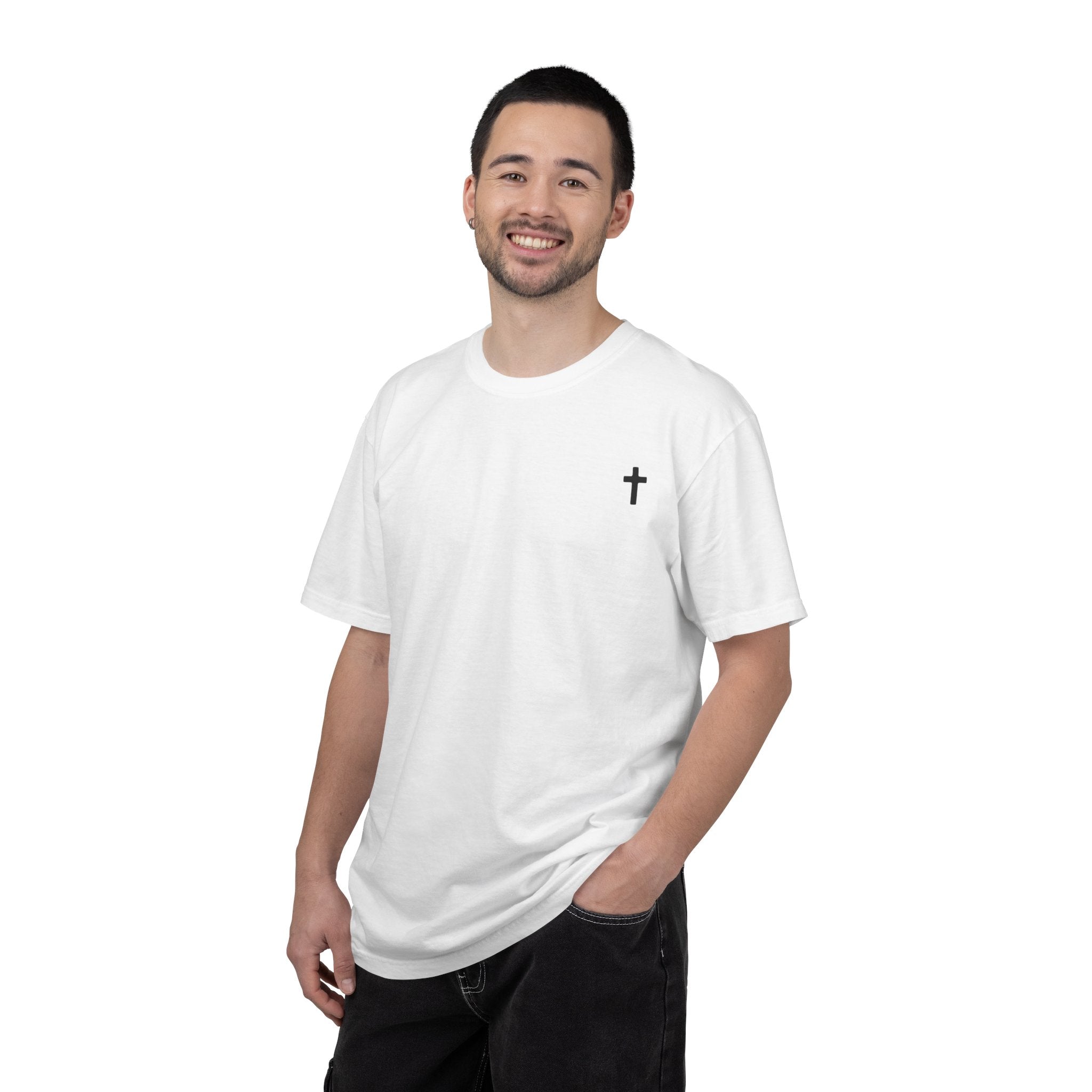 Faith-Inspired Bold Tee — Clean, Minimal Christian Graphic T-Shirt