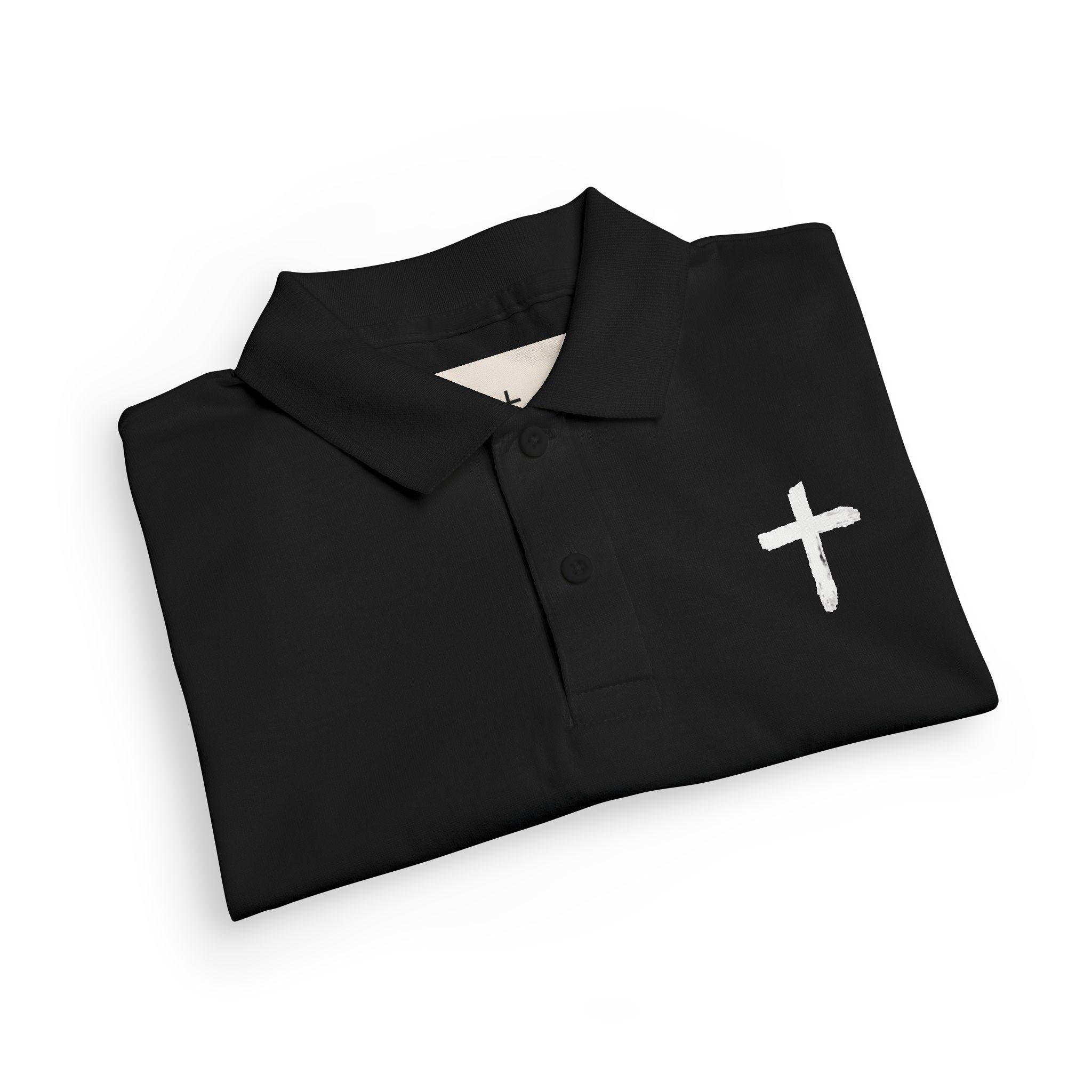 Clean Faith Brand Youth Jersey Polo — Faith-Inspired Logo Polo
