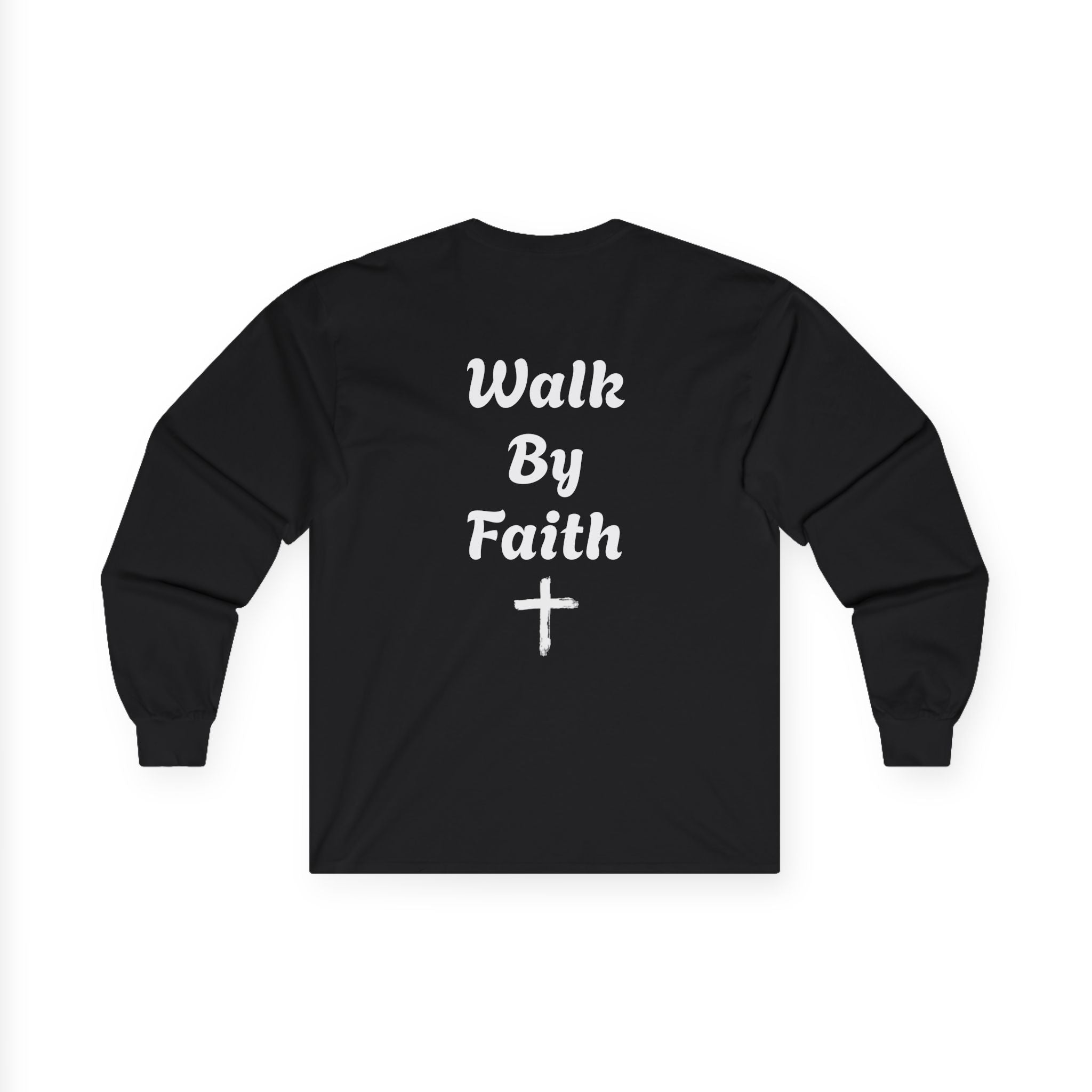 Faith-Inspired Bold Long Sleeve Tee — Clean, Modern Christian Graphic