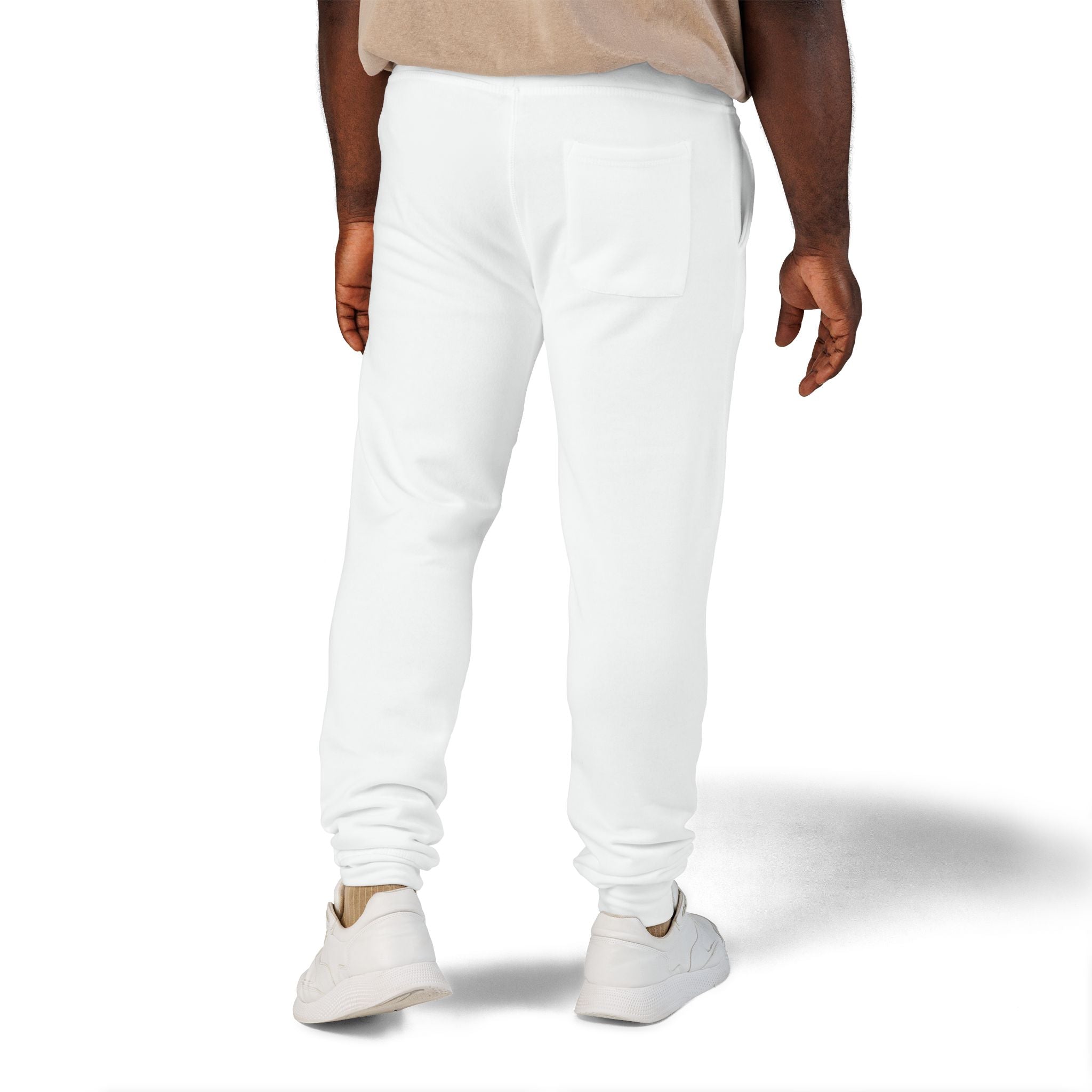 Faith-Inspired Embroidered Fleece Sweatpants