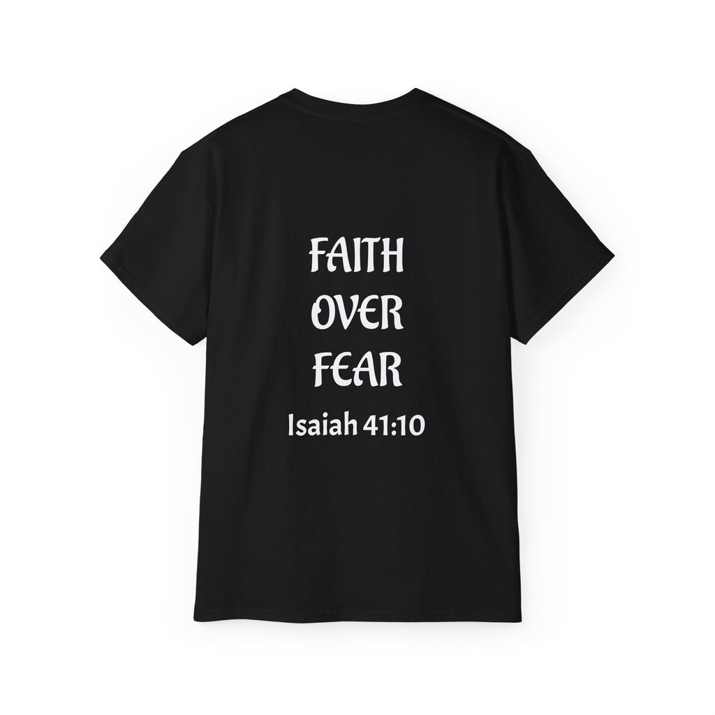 Faith-Inspired Bold Clean Tee — "Faith" Graphic Cotton Shirt
