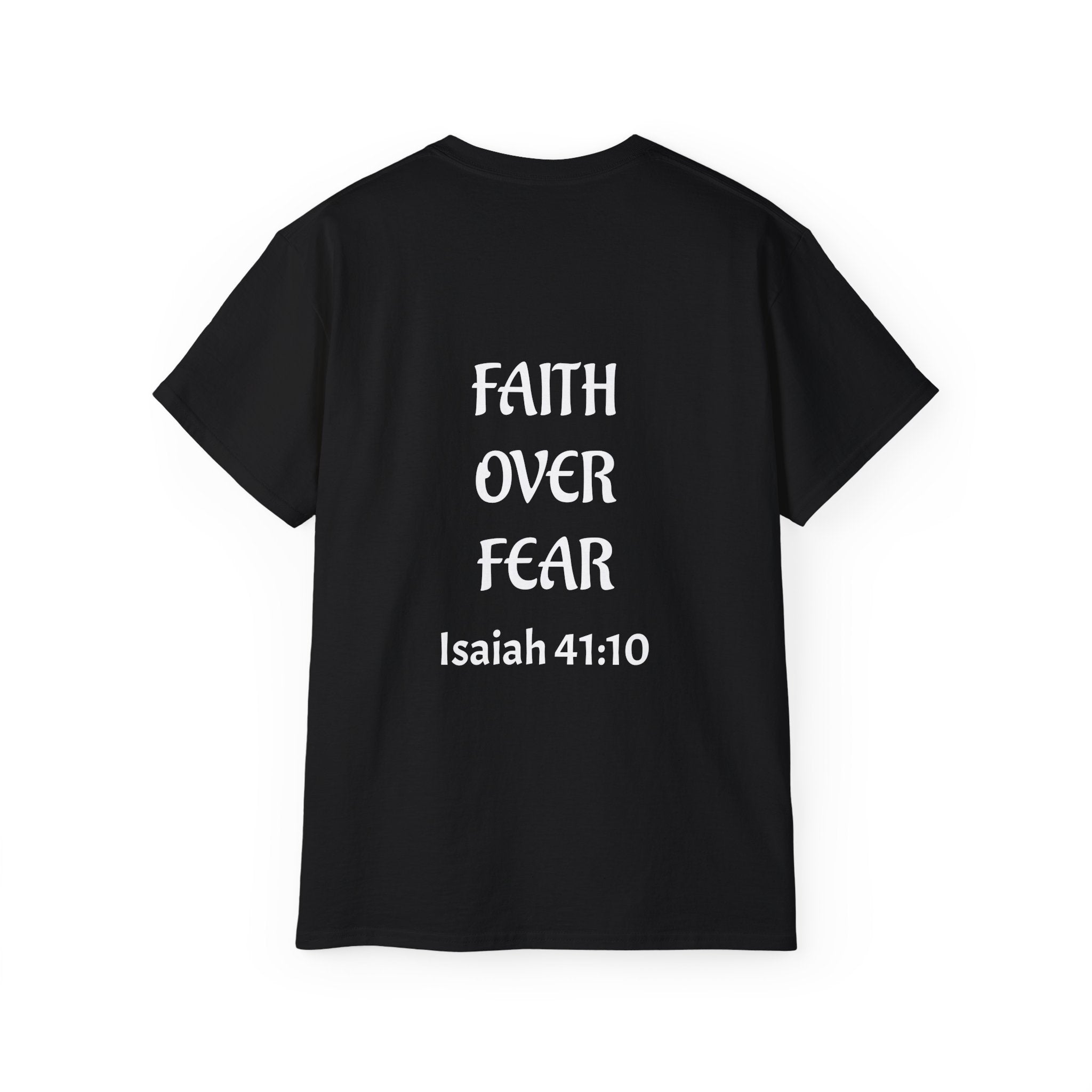 Faith-Inspired Bold Clean Tee — "Faith" Graphic Cotton Shirt