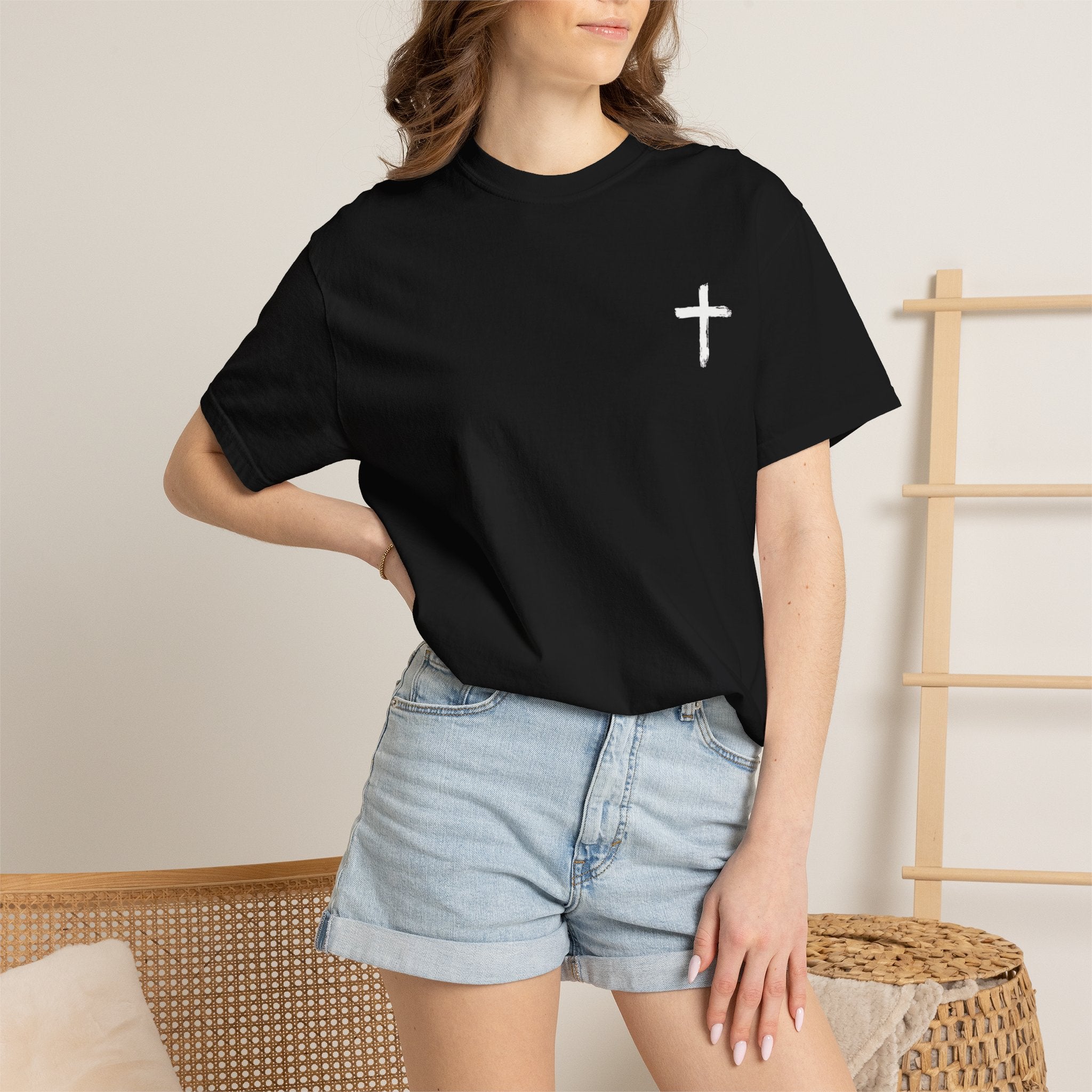 Faith Over Fear T-Shirt — Christian Cross Graphic Tee